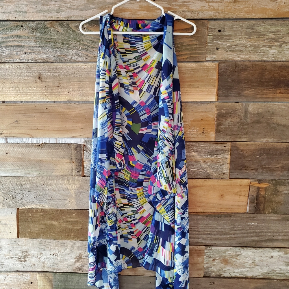 Colorful Mesh Swimwear Cover up